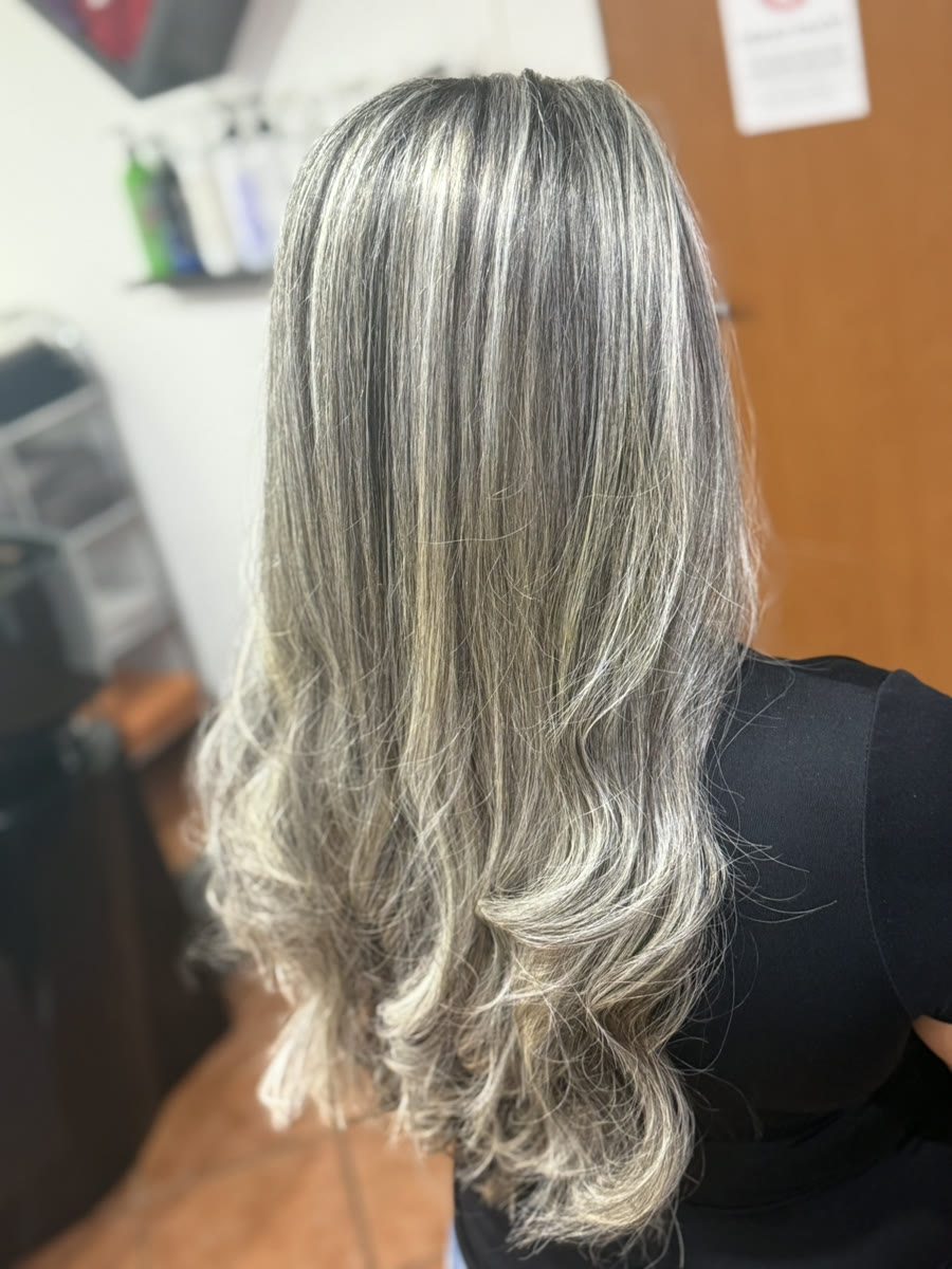 Balayage na dlhé vlasy